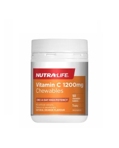 Nutra-Life Vitamin C 1200mg Chewable 50 Tablets