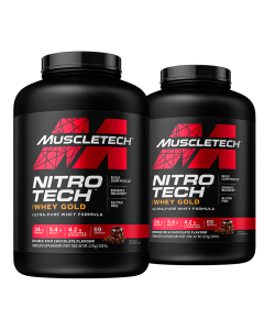 Muscletech Nitro-Tech 100% Whey Gold 5lb Twin Pack