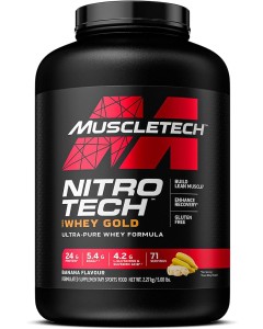 Muscletech Nitro-Tech 100% Whey Gold 5lb Promo