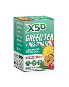 X50 Green Tea + Revesatrol - 30 Serves