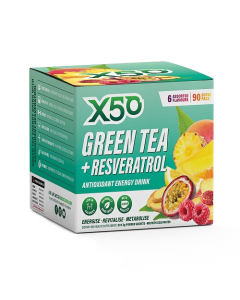 X50 Green Tea + Resveratrol Assorted - 90 Serves