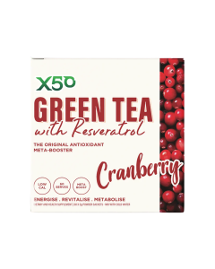 X50 Green Tea + Resveratrol - 60 Serves