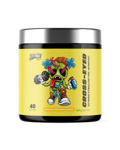 Zombie Labs Cross-Eyed Pre-Workout - 40 Serves Poisonous Passionfruit - Dated 11/26