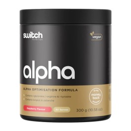 Alpha Rasberry Switch Nutrition Alpha Switch Advanced 30 Serve Raspberry - Dated 3/26