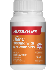 Nutra-Life Ester-C 1000mg + Bioflavonoids 50 Tablets
