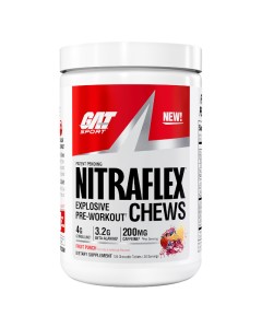 GAT Sport Nitraflex Pre-Workout Chews