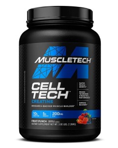 Muscletech Cell-Tech 3lb Fruit Punch - Dated 10/25