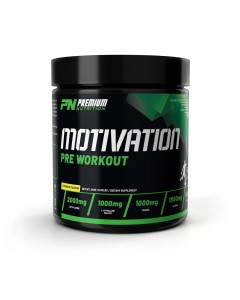 Premium Nutrition Motivation Natural Pre-Workout Lemonade