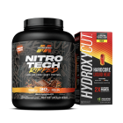 Muscletech Nitro-Tech Ripped 4lb NEW + Hydroxycut Liquid Heat Promo