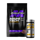 Muscletech Mass Tech Extreme 2000 12lb + FREE Test HD Elite