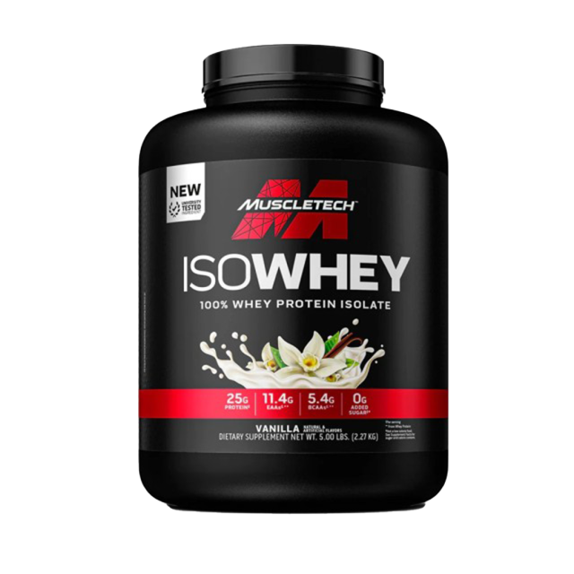 MuscleTech IsoWhey 5lb tub