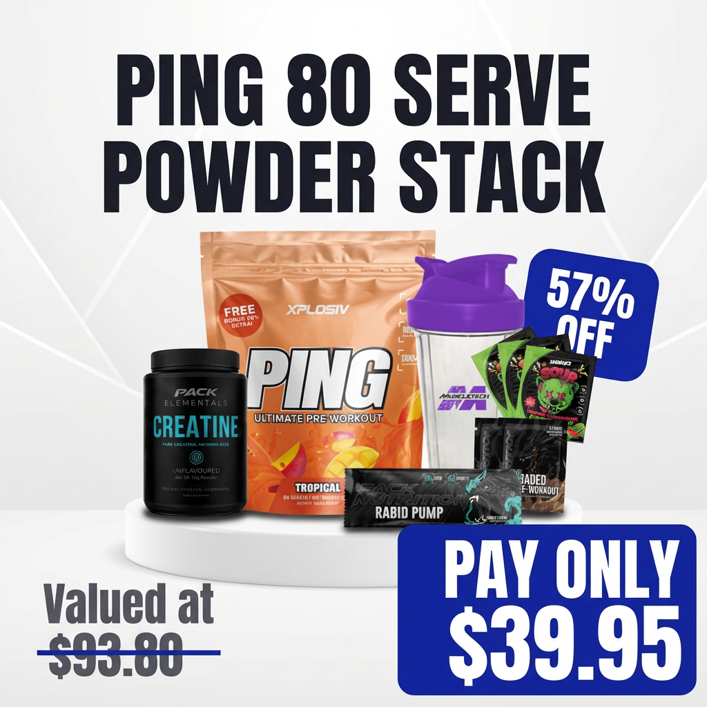 Ping 80 Serve Powder Stack — $39.95, valued at $93.80, 57% off