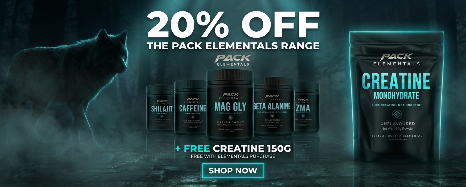 Pack Elementals 20% Off