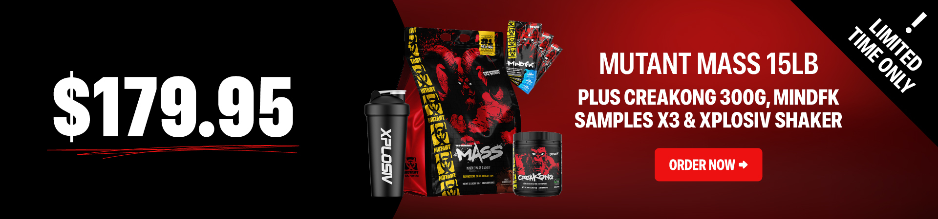 Mutant Mass 15lb Bundle deal