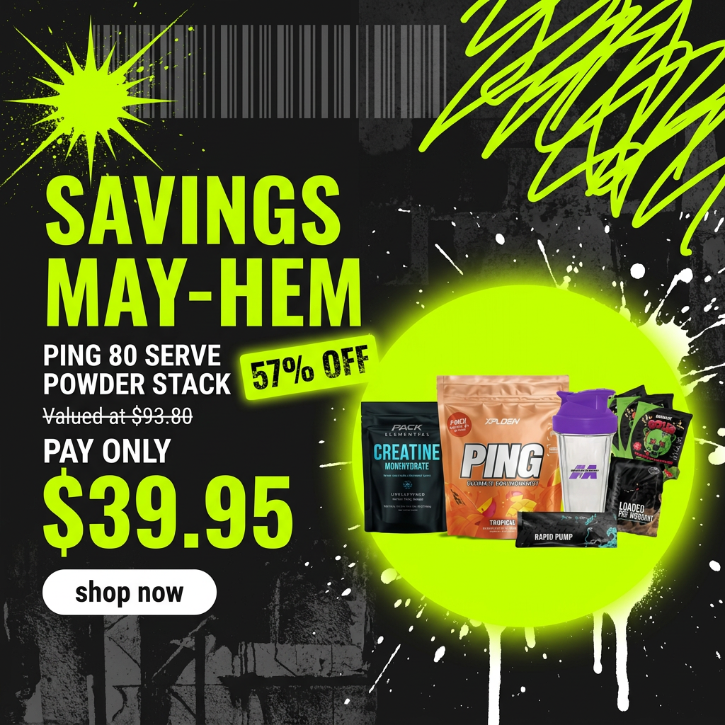 Ping 80 Serve Powder Stack — $39.95, valued at $93.80, 57% off
