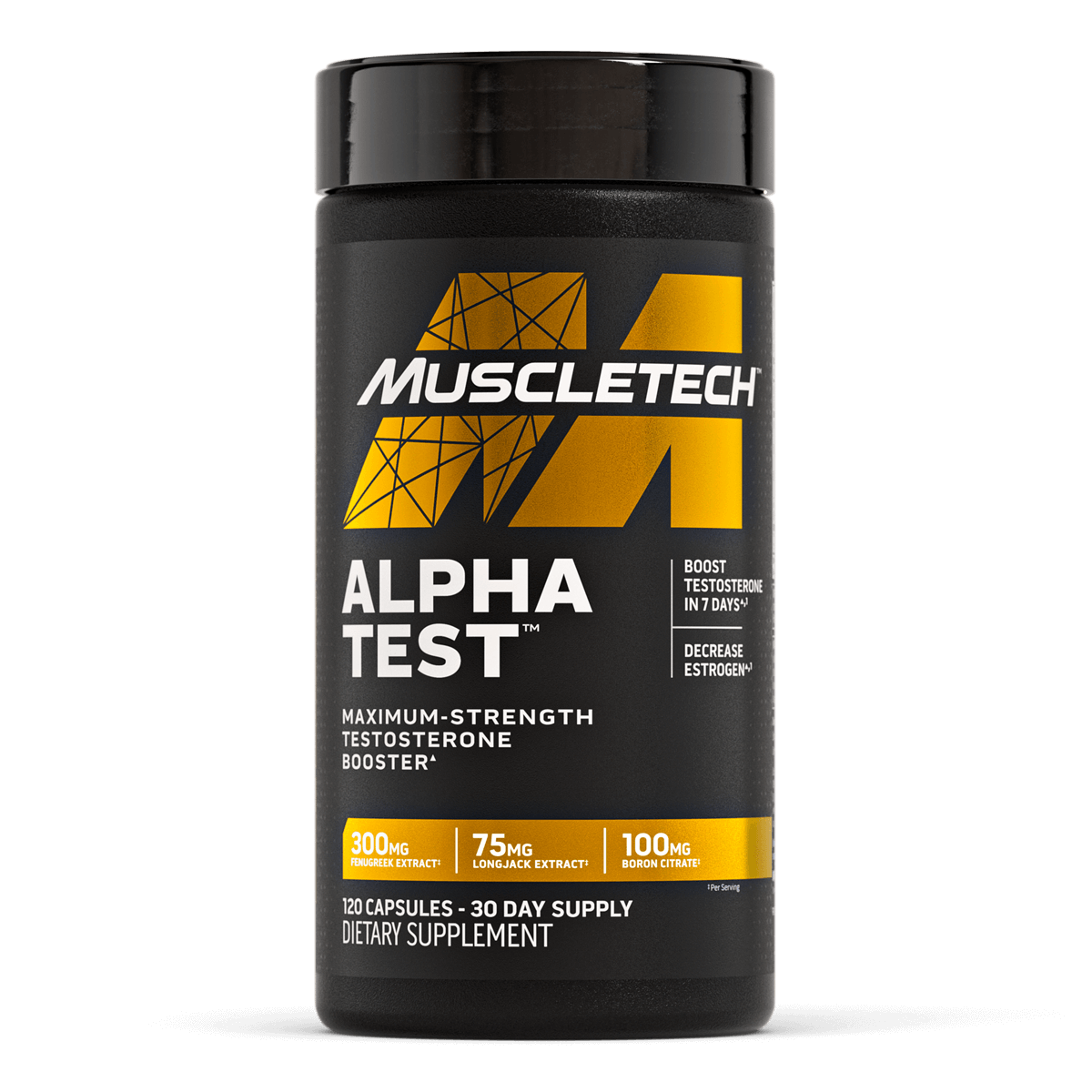 MuscleTech AlphaTest 120 Capsules (US Version)