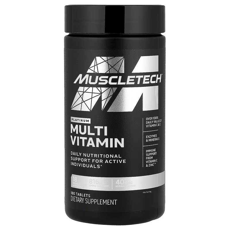 MuscleTech Platinum Multivitamin 180 Tablets