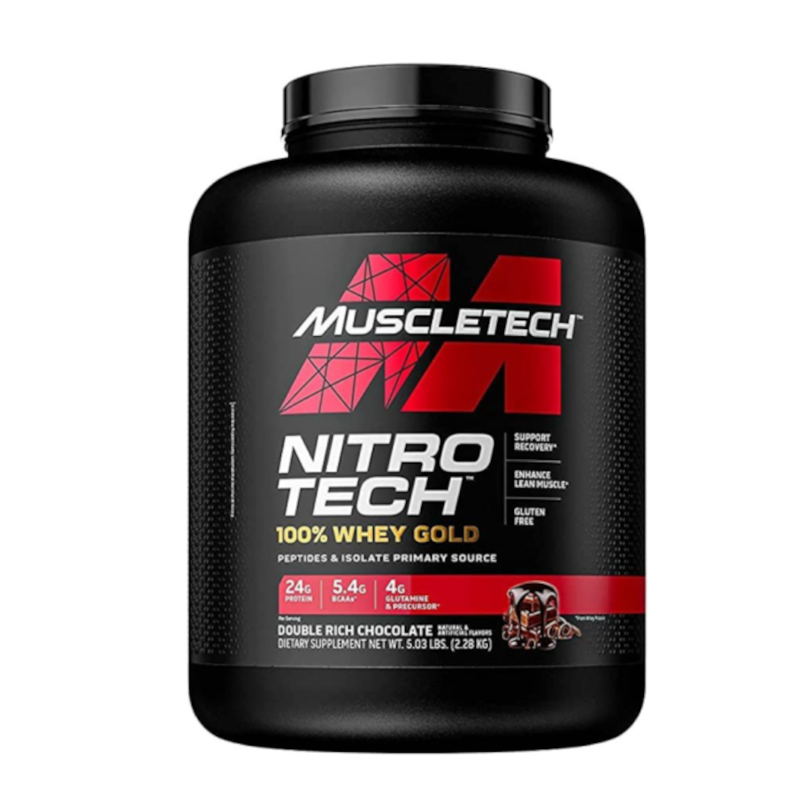 MuscleTech Nitro-Tech 100% Whey Gold 5lb, pure whey protein