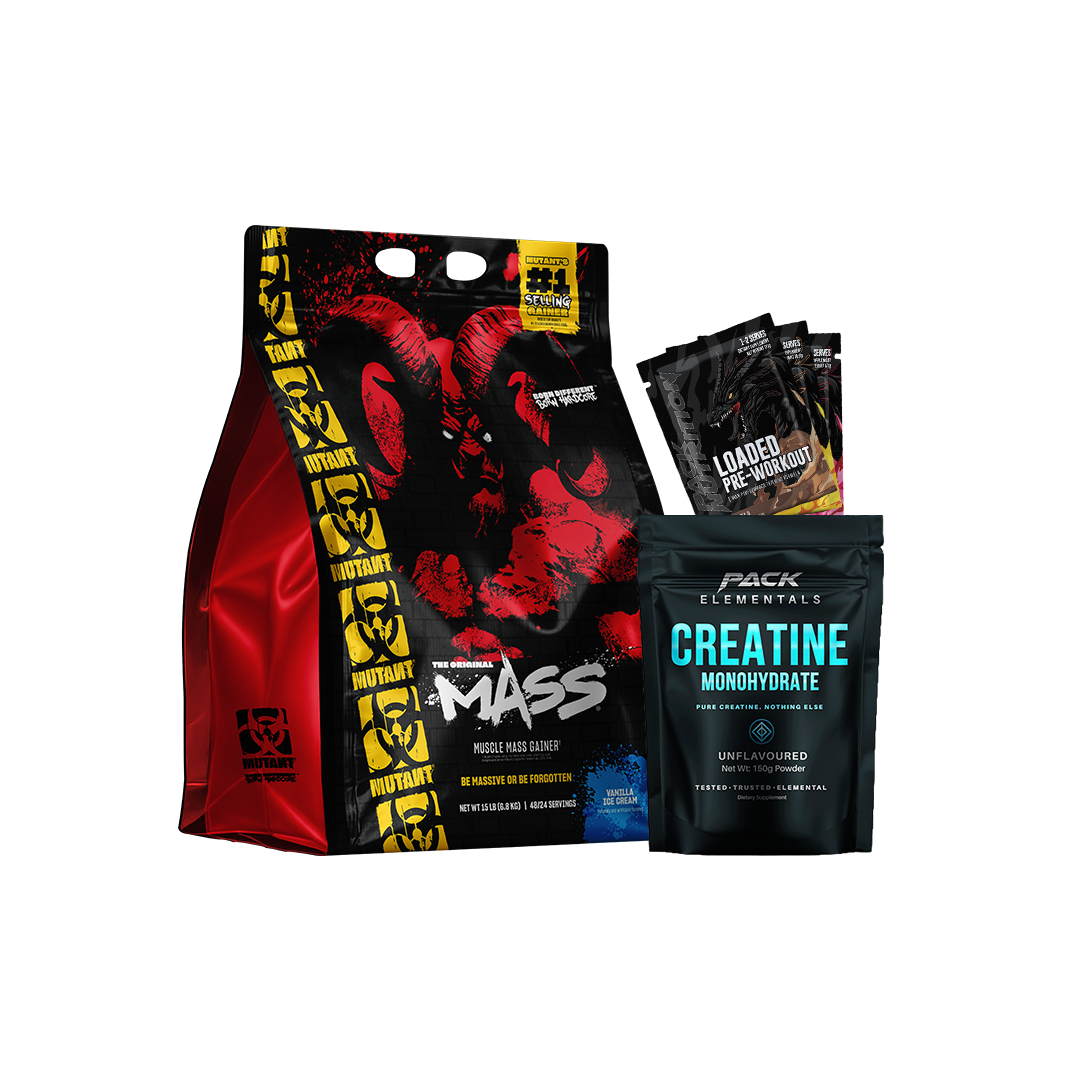 Mutant Mass 5lb mass gainer with over $30 free gifts