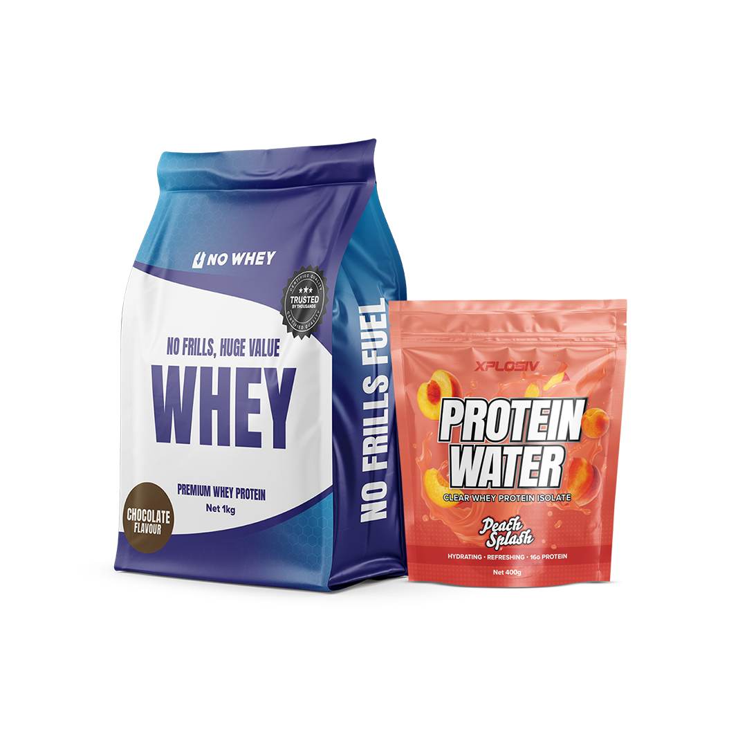 Protein Essentials Pack — NoWhey 1kg plus Protein Water Isolate bundle