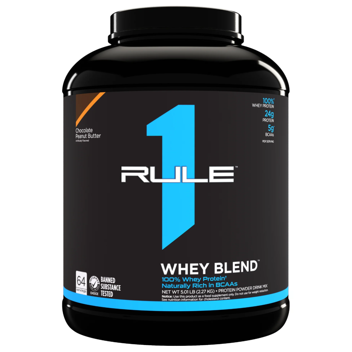Rule 1 Whey Blend — example from the range