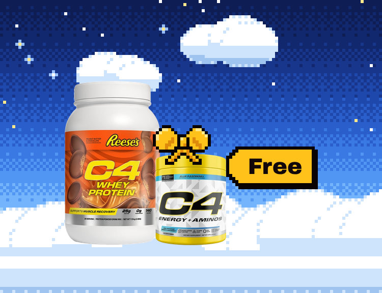 C4 Whey 28 serves bundle with a free C4 Energy + Aminos