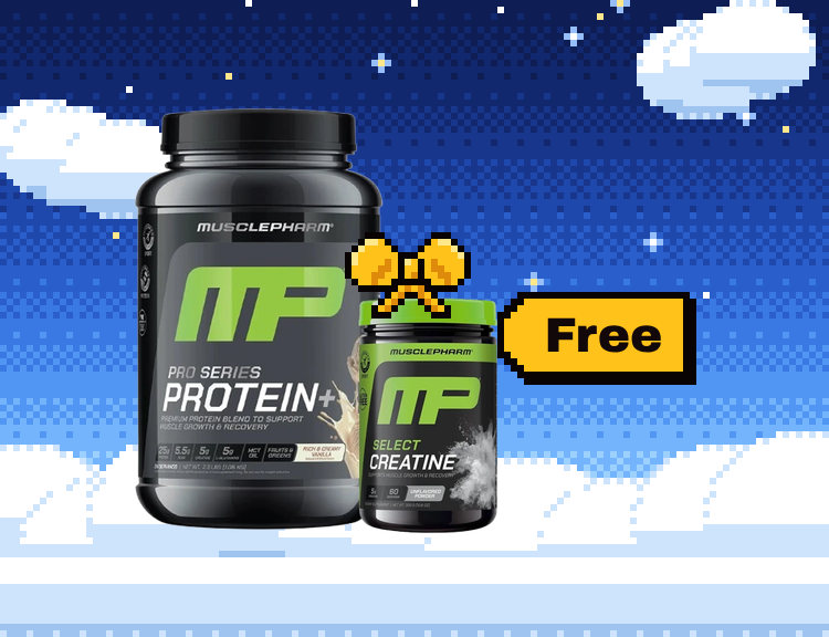 MusclePharm Protein+ 2.5lb with a free Select Creatine 300g