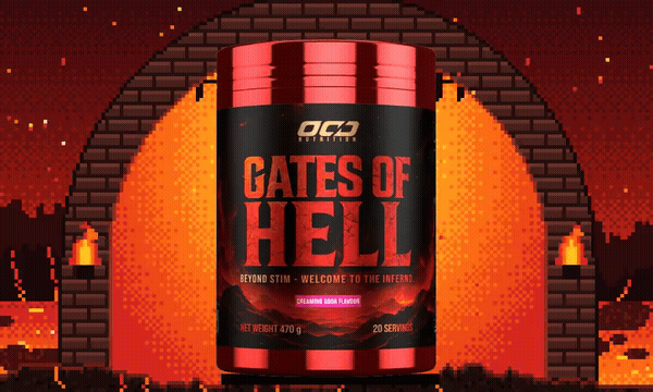 OCD Nutrition Gates of Hell extreme pre-workout tub