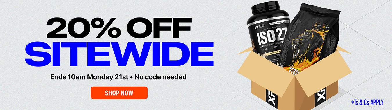 20% off SITEWIDE on now!