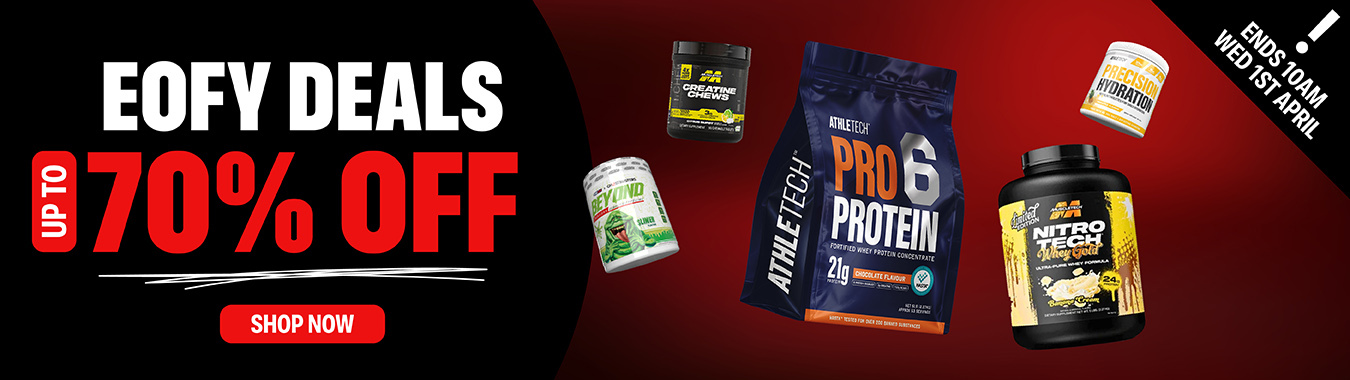 EOFY Sale — 20 to 70 percent off sitewide. Ends March 22.