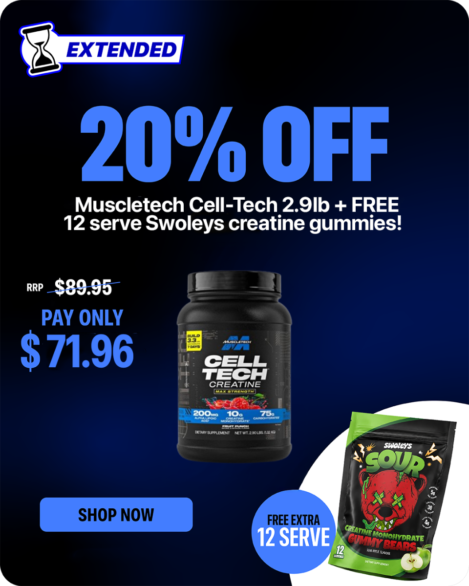 MuscleTech Cell-Tech Creatine 2.9lb Fruit Punch - flash deal
