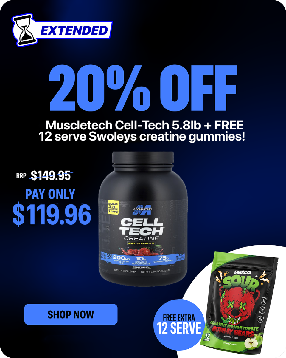 MuscleTech Cell-Tech Creatine 5.8lb Fruit Punch - flash deal