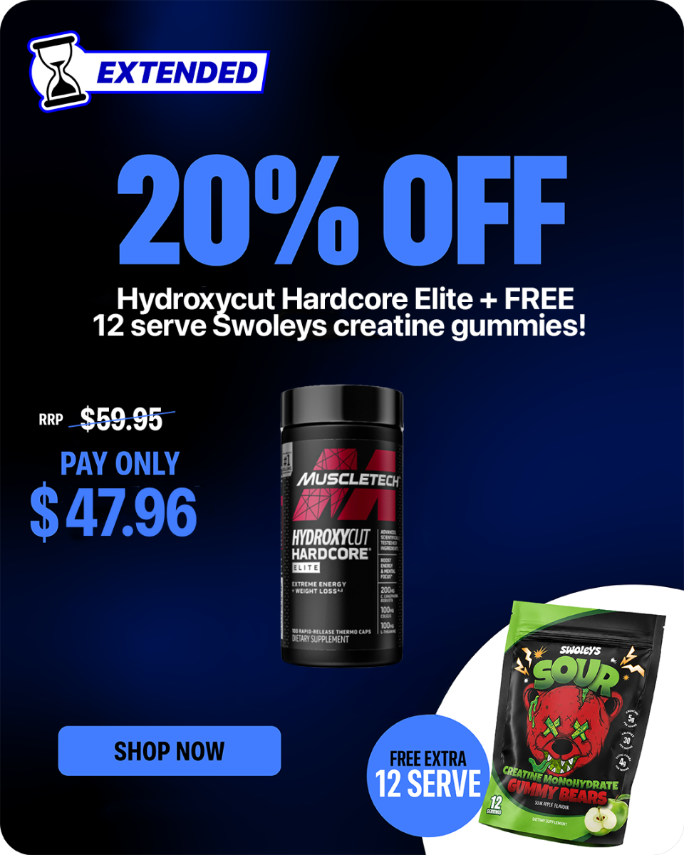 MuscleTech Hydroxycut Hardcore Elite 90 caps - flash deal