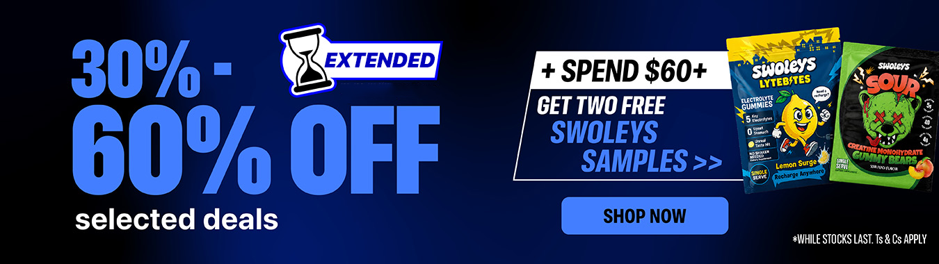Extended Flash Sale - deals on MuscleTech, ANS, EHPlabs and more