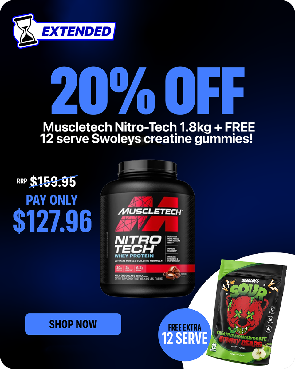 MuscleTech Nitro-Tech 1.8kg - flash deal