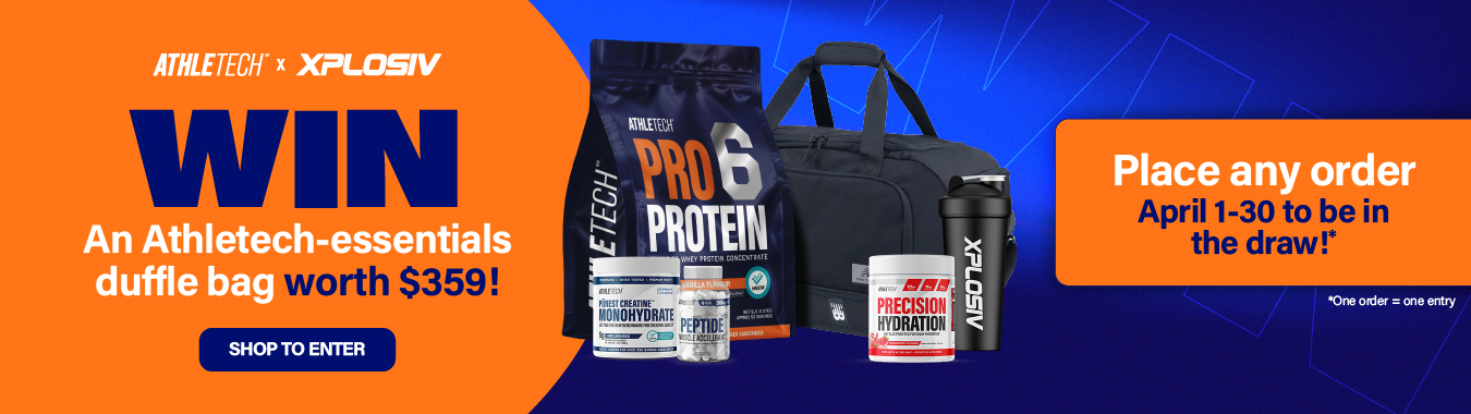 Athletech Giveaway — win a full supplement stack