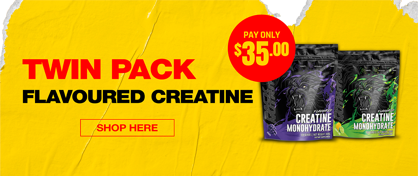 Pack Nutrition Flavoured Creatine Twin Pack